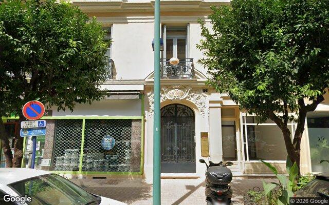 Façade : 7 avenue Thiers 6500 Menton, Menton