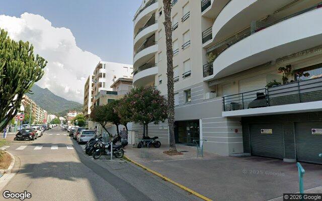 Façade : 100 avenue des Allies 6500 Menton, Menton