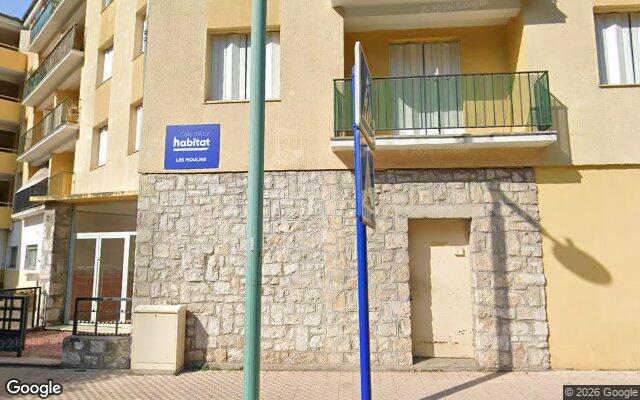 Façade : 1 chemin des Moulins, Menton
